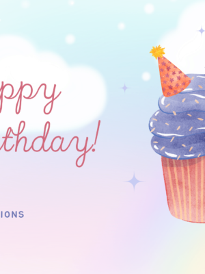 Happy Birthday Cup Cake Card