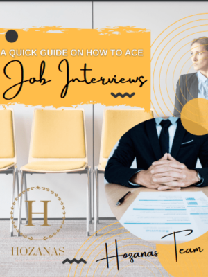 A Quick Guide to Ace Job Interviews (Downloadable E-Book)