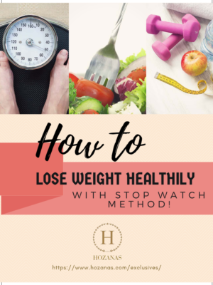 How to Lose Weight Healthily with Stop Watch Method (Flipbook + Downloadable E-Book)