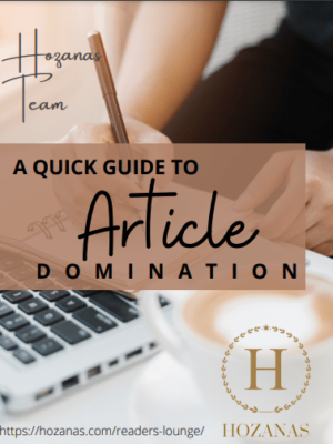 A Quick Guide on Article Domination (Downloadable E-Book)